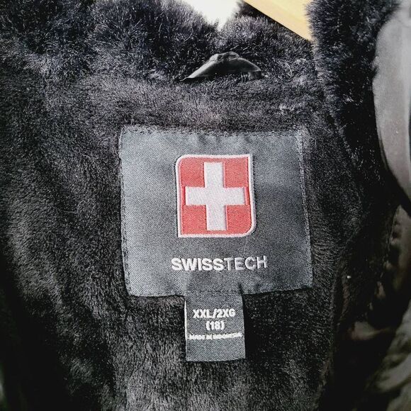 Girls swiss tech puffer coat extra large ski jacket snowboarding - Picture 3 of 11